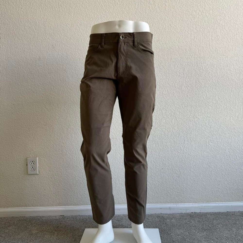 Weatherproof dark tan chino pants. Size 32x32